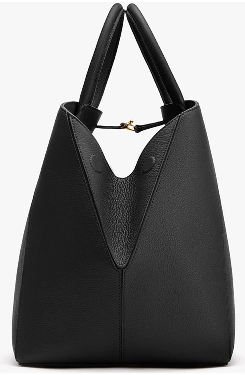 Cuyana Forma Satchel, Alternate, color, Black