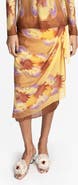 Anna Sui Sunburst Mesh Sarong Skirt