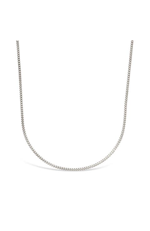 Thin Cuban Chain Necklace