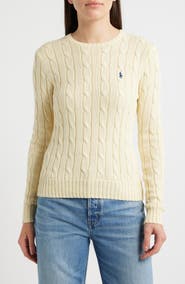 Polo Ralph Lauren Julianna Cotton Cable Sweater