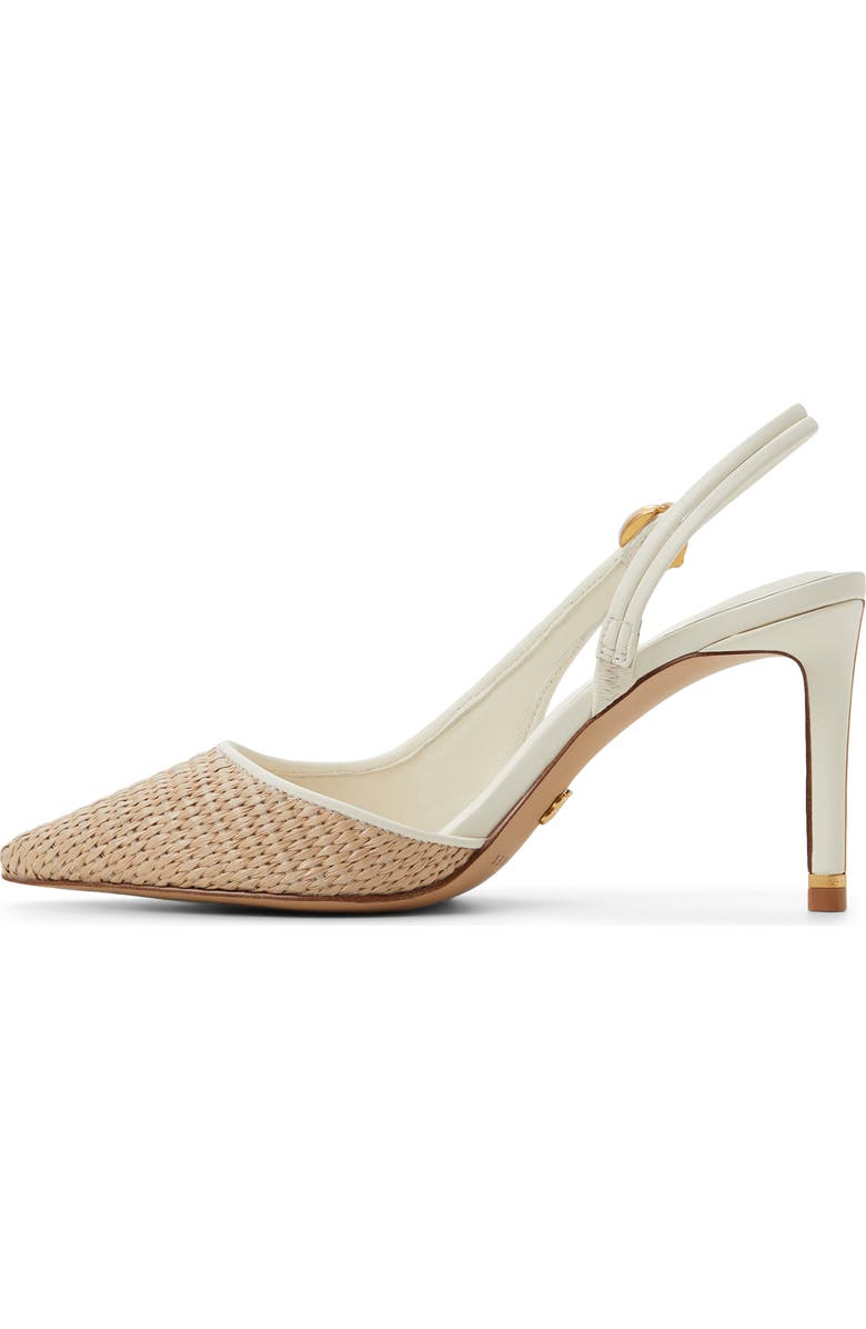 Ted Baker London Sadie Pointed Toe Slingback Pump, Alternate, color, Natural