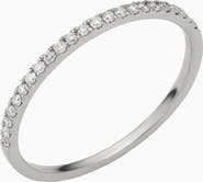Oradina 14K Gold Regal Diamond Stack Ring