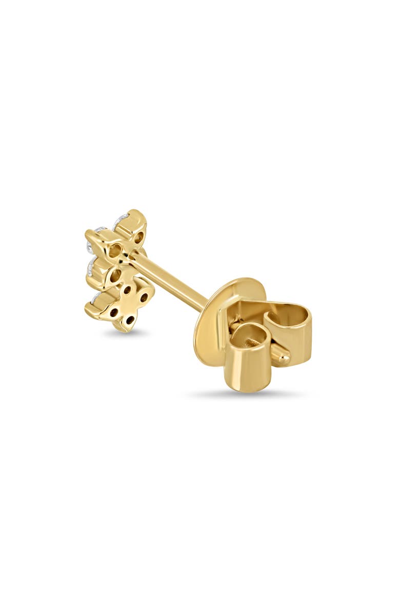 Monaco 18k Gold Diamond Stud Earrings, Alternate, color, 18K YELLOW GOLD