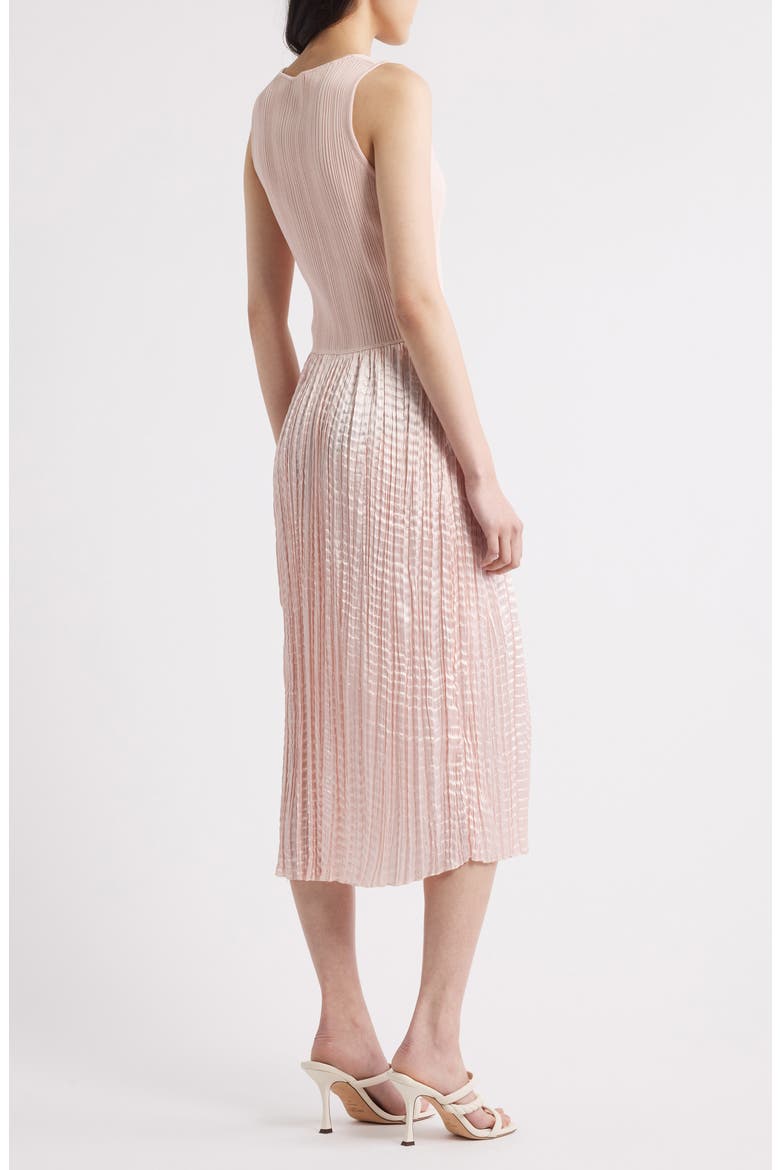 Fernani Mixed Media Dress, Alternate, color, CRYSTAL PINK