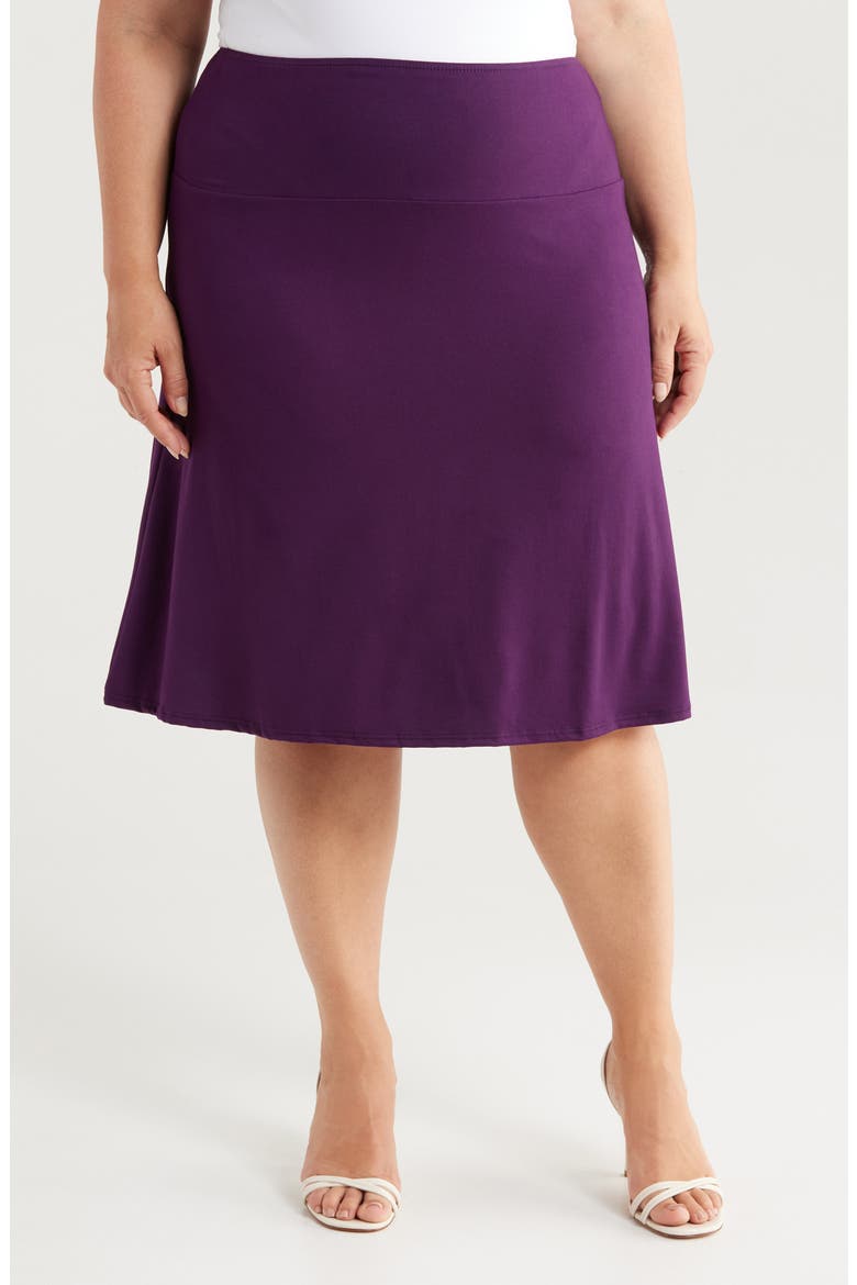 A-Line Skirt, Main, color, PURPLE
