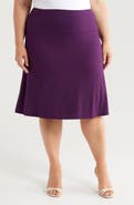 24seven Comfort Apparel A-Line Skirt