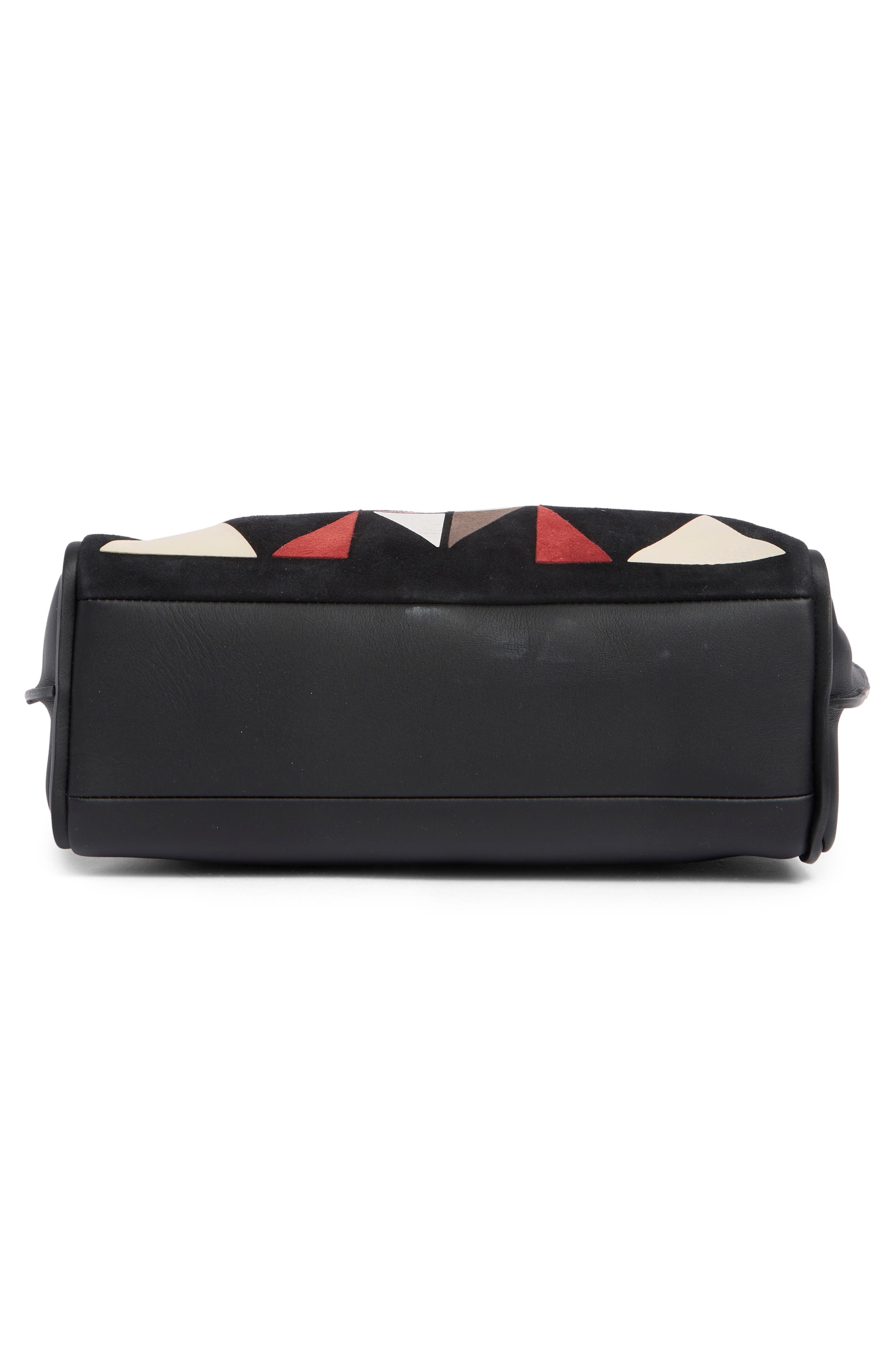 Longchamp Small Penelope Arty Handbag, Alternate, color, Red/Black