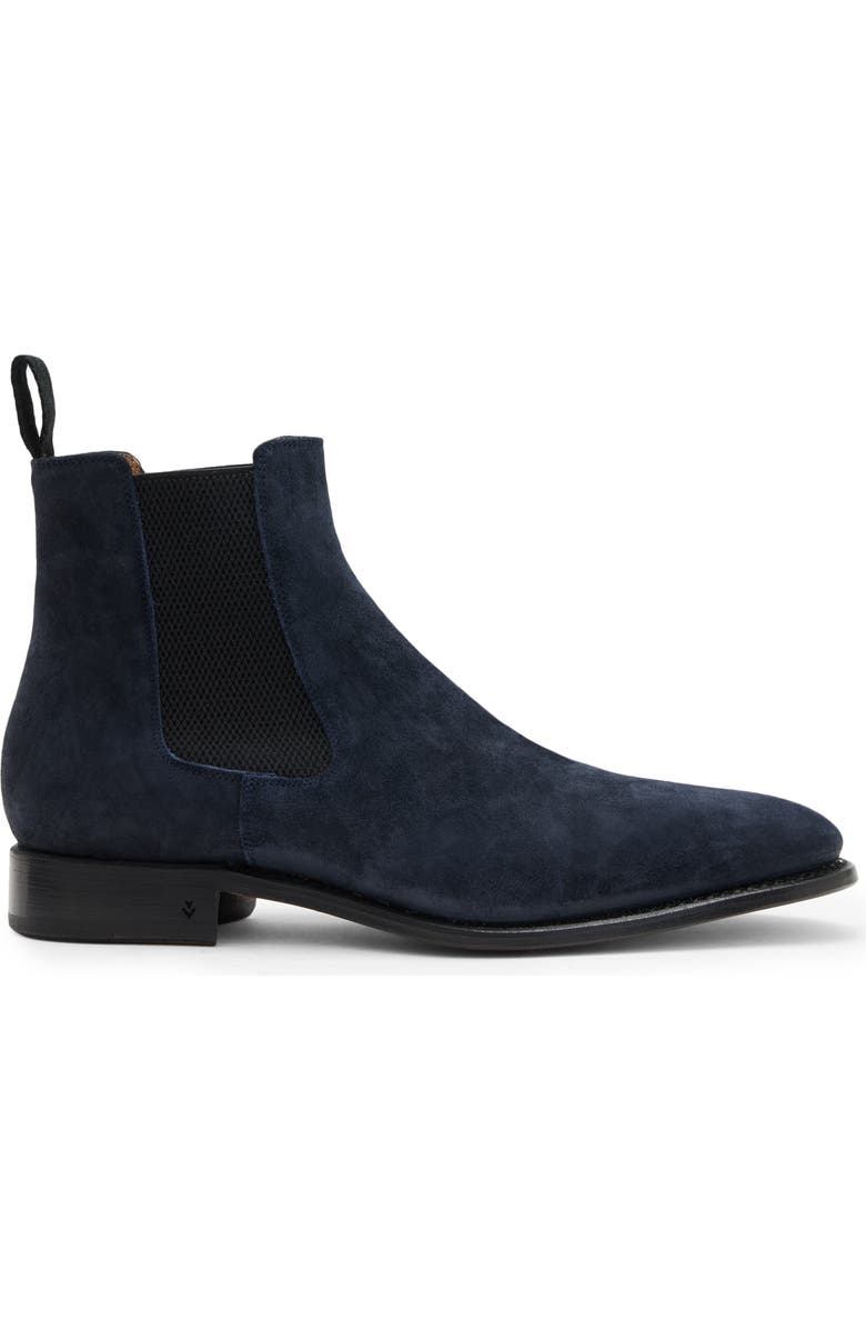 John Varvatos Amsterdam Chelsea Boot, Alternate, color, Navy