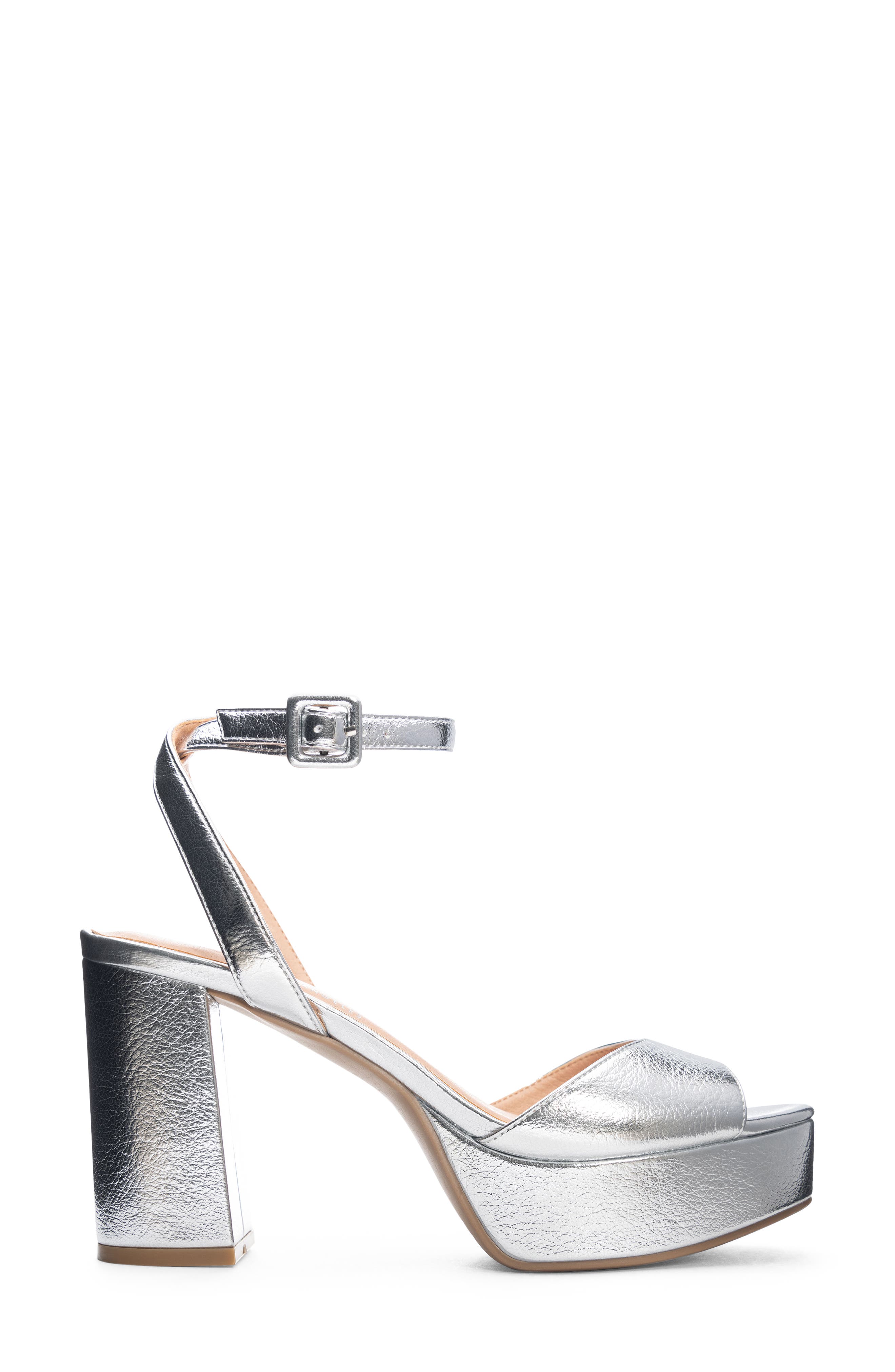 Chinese Laundry Theresa Platform Sandal, Alternate, color, Metallic Silver