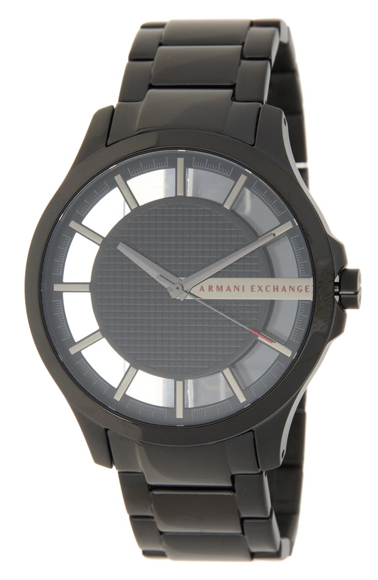AX Armani Exchange Men's Hampton Samurai Watch, 46mm, Main, color, Black