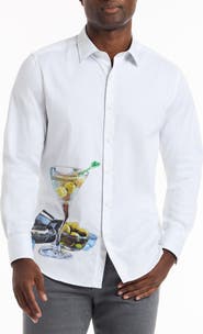 Robert Graham Martini Mode Cotton Button-Up Shirt