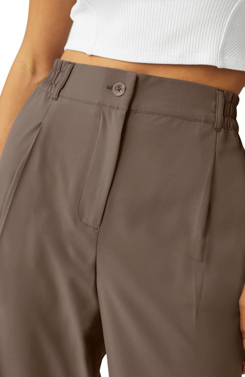 Beyond Yoga Status Trousers In Brown