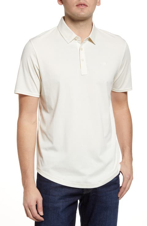 A Class Stripe Pima Cotton Blend Polo