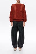 BIMBA Y LOLA Mohair Cable Knit Sweater
