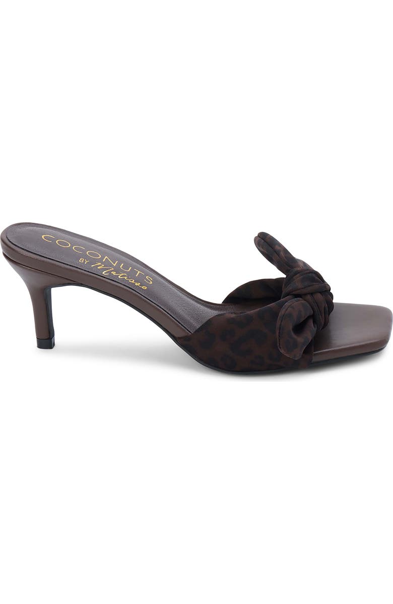 Coconuts by Matisse Uptown Bow Slide Sandal, Alternate, color, Brown