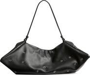 Altuzarra Origami Grommet Studded Leather East/West Bag