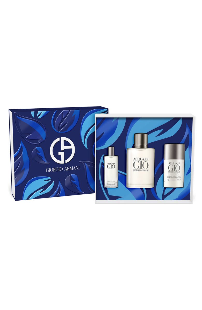 ARMANI beauty Acqua di Giò Eau de Toilette 3-Piece Cologne Gift Set $175 Value, Alternate, color, 
