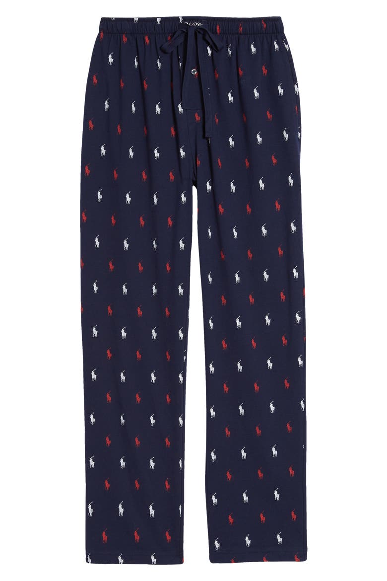 Cotton Pajama Pants, Main, color, CRUISE NAVY