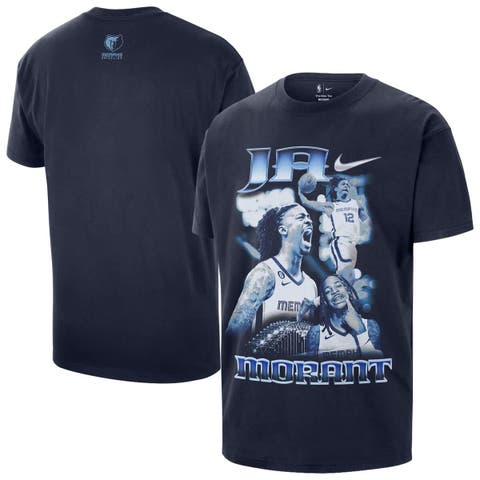 Unisex Nike Ja Morant Navy Memphis Grizzlies Athlete T-Shirt