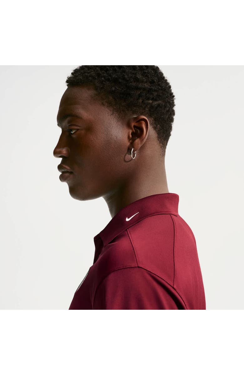 Nike Men's Nike Red USMNT Dri-FIT Victory Solid Polo, Alternate, color, Dark Red