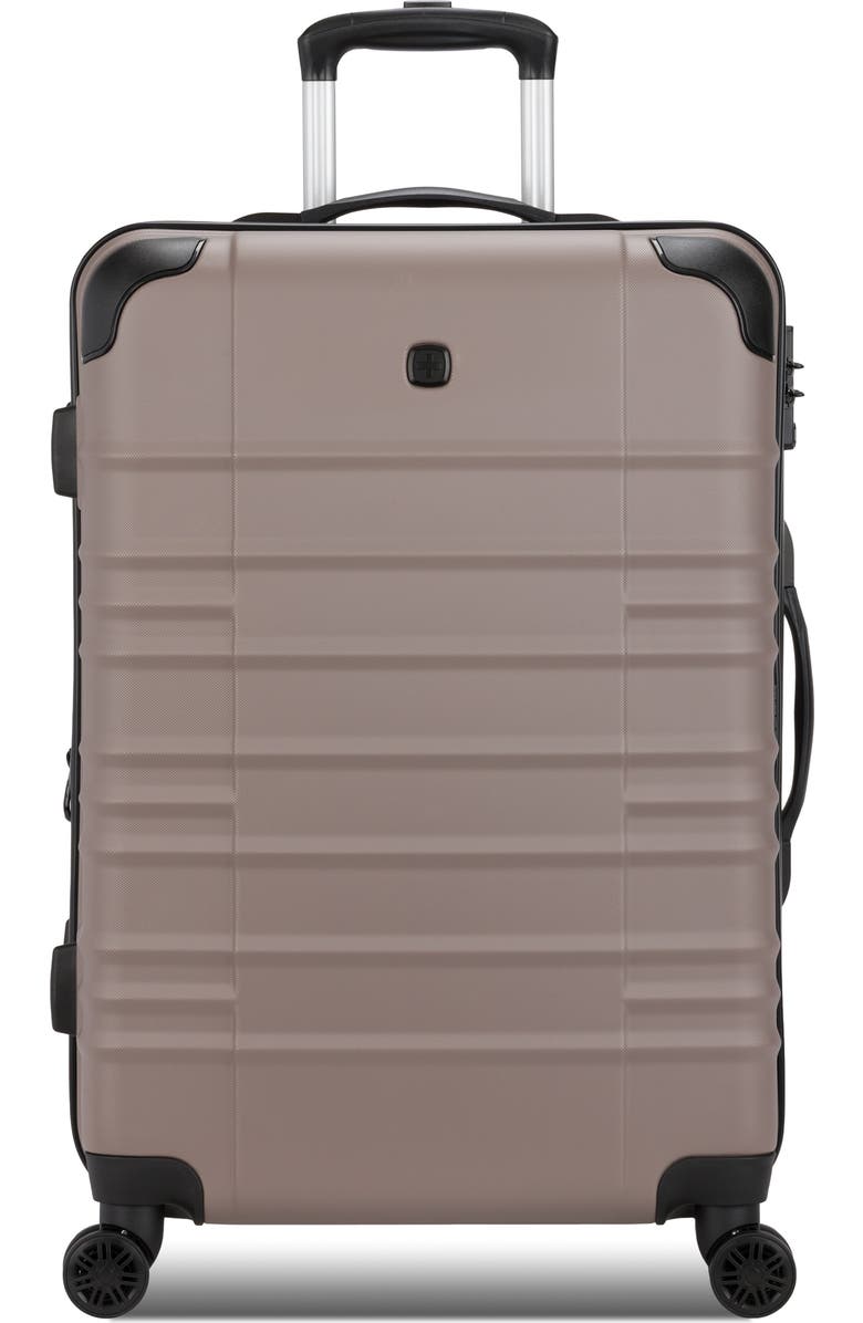 SWISSGEAR 24-Inch Hardside Spinner Luggage, Main, color, Cinder