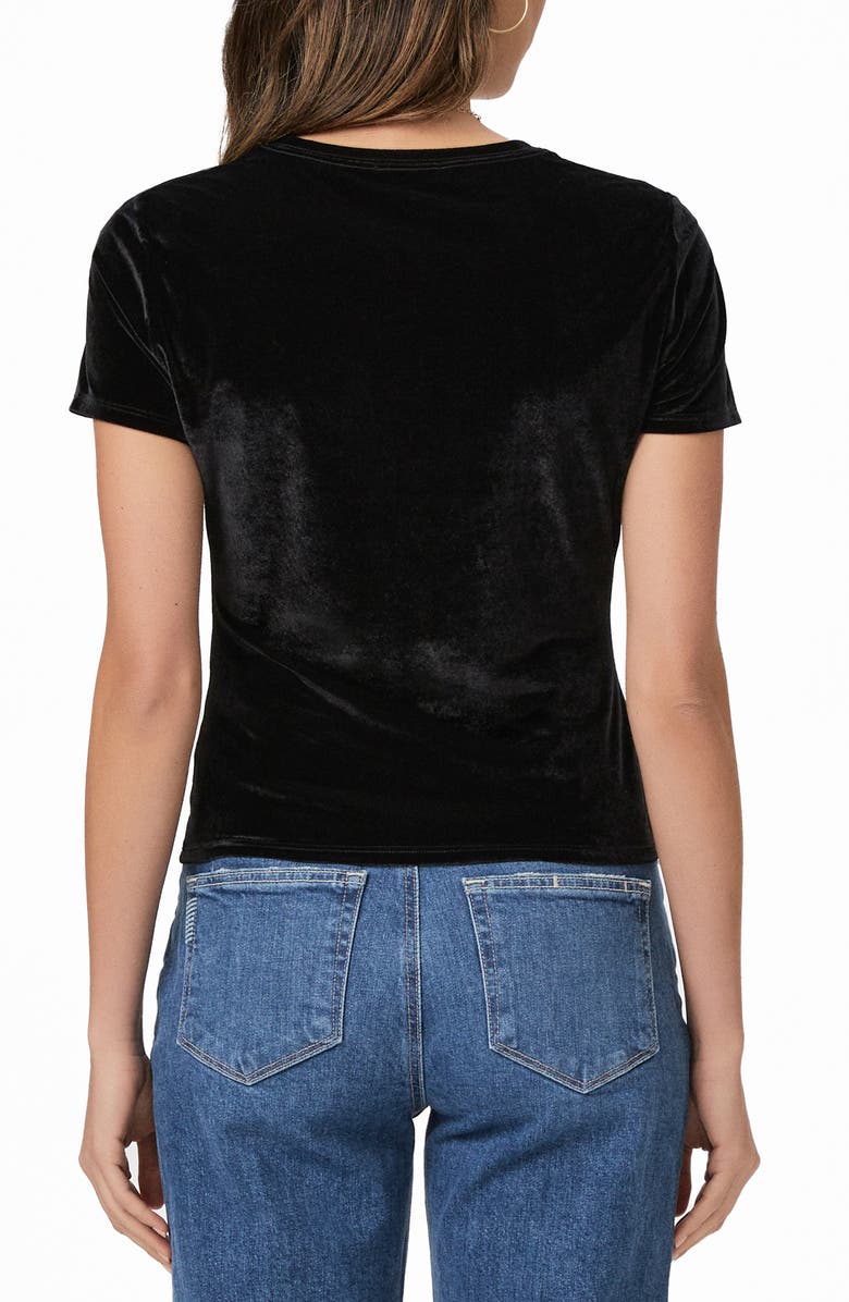 PAIGE Fiora Velvet T-Shirt, Alternate, color, 