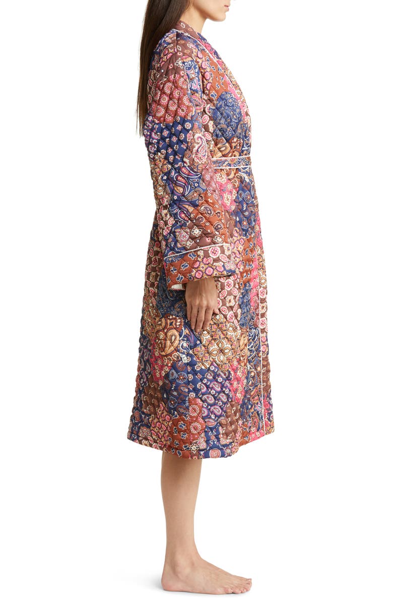 KILO BRAVA Patchwork Paisley Quilted Robe, Alternate, color, 