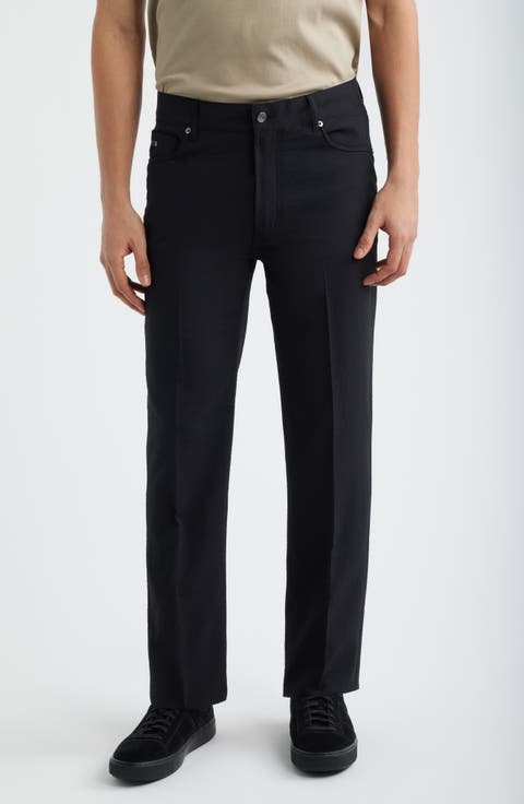 Five-Pocket Seersucker Pants