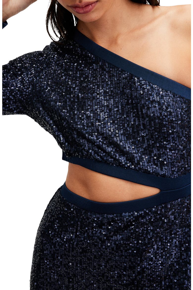 daisy topaz sequin cut out maxi dress ALLSAINTS Daisy Topaz Sequin Cut Out Maxi Dress