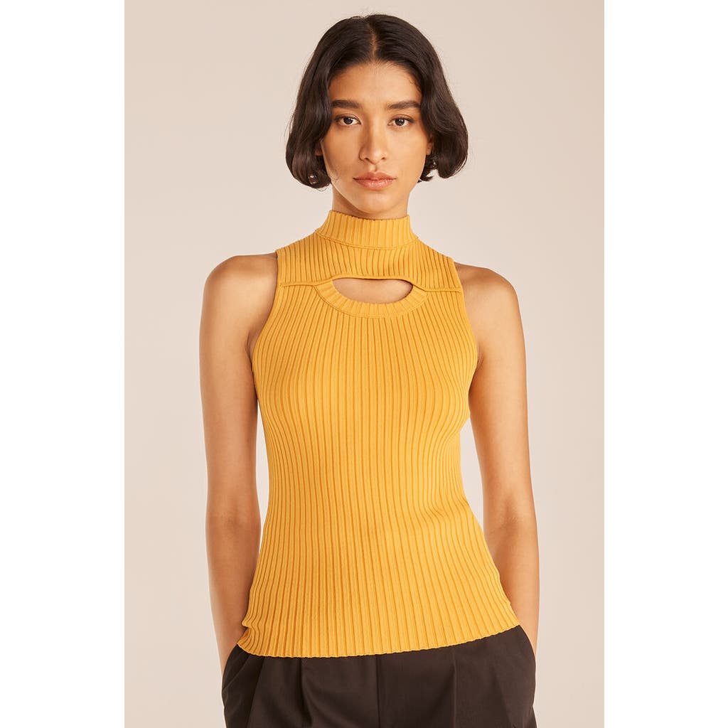 REBECCA TAYLOR REBECCA TAYLOR CUTOUT SWTR TNK