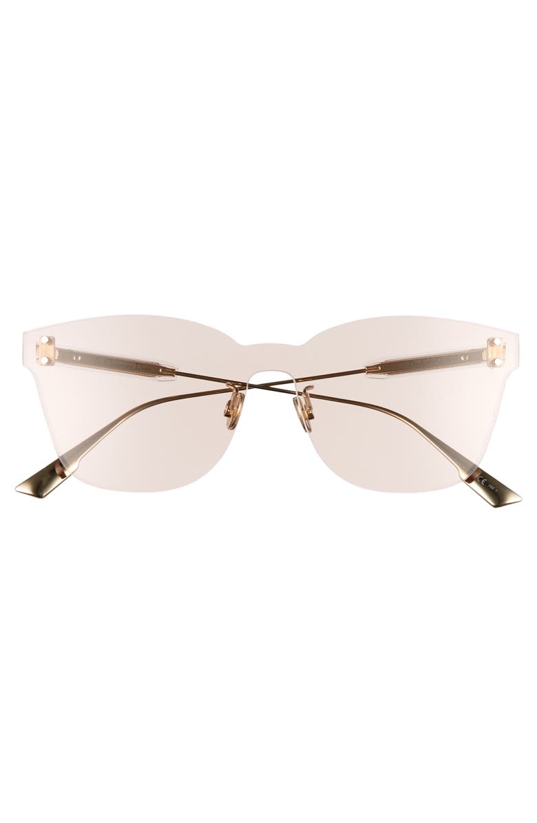 CHRISTIAN DIOR Quake2 135mm Rimless Shield Sunglasses, Alternate, color, 