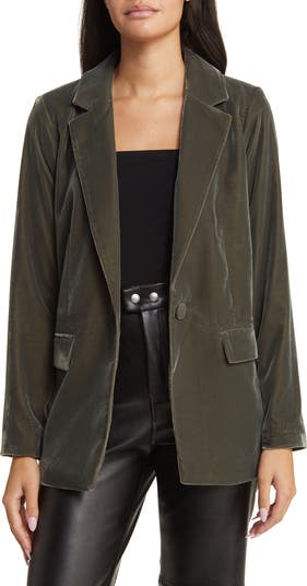 Open Edit Relaxed Velvet Blazer | Nordstromrack