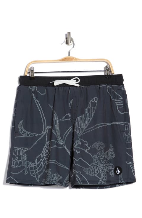 Manic Print Swim Trunks