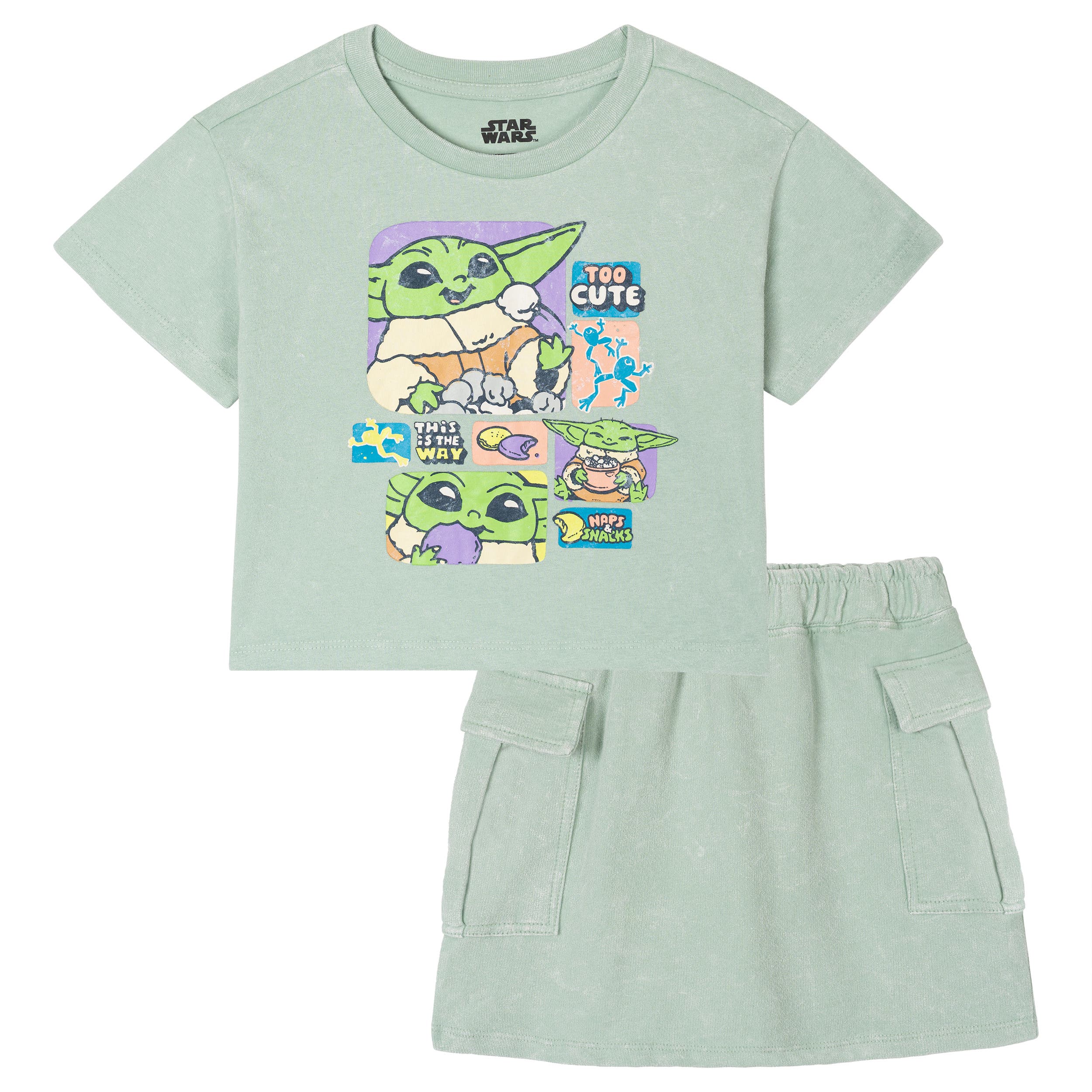 selected Grogu Sage Green