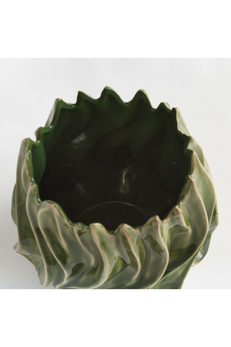 Callista Vase, Alternate, color, Green