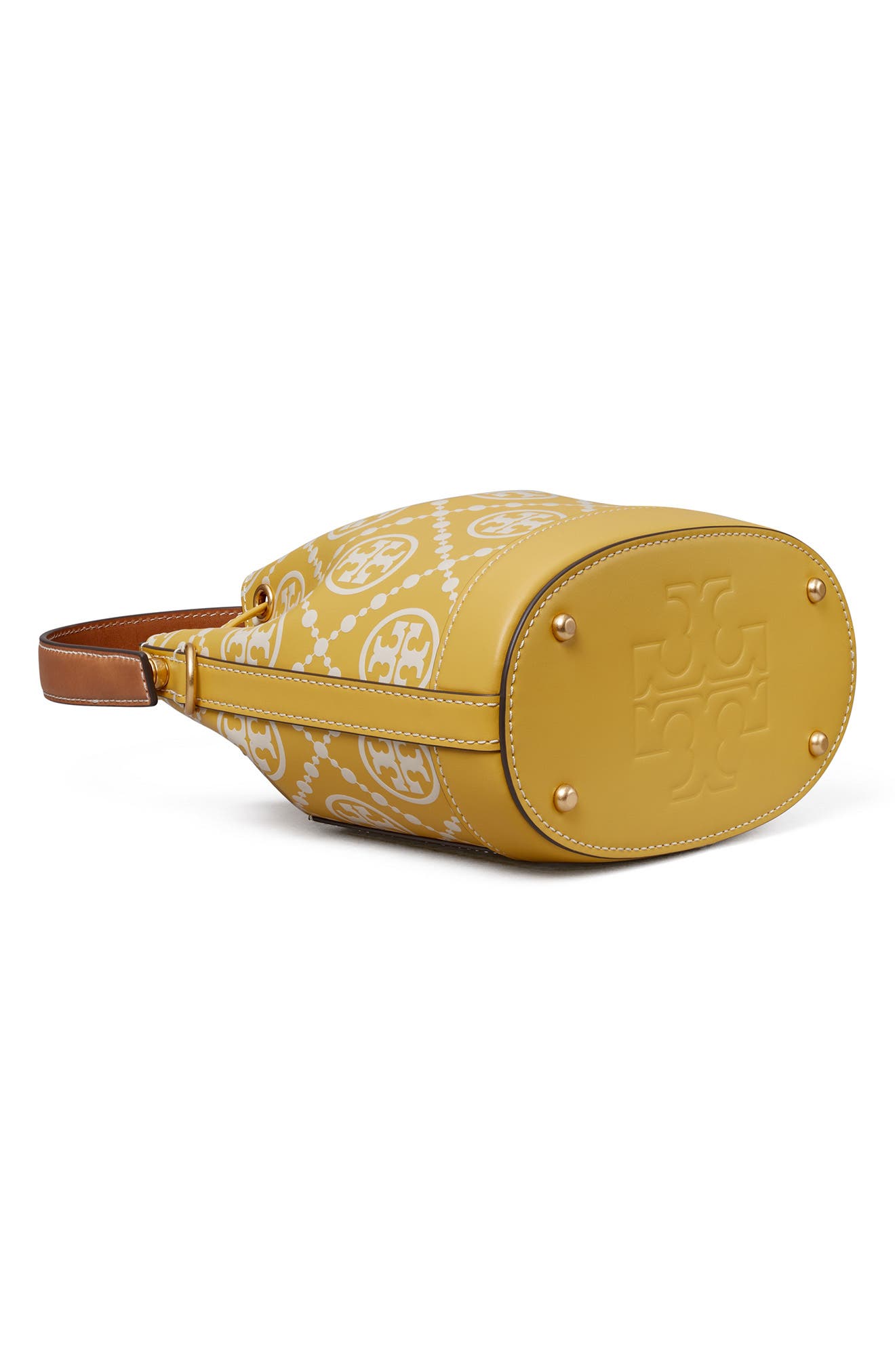 Tory Burch T Monogram Embossed Bucket Bag, Alternate, color, 