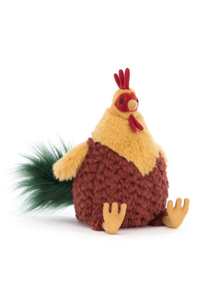 Jellycat Cluny Cockerel Stuffed Animal, Main, color, 