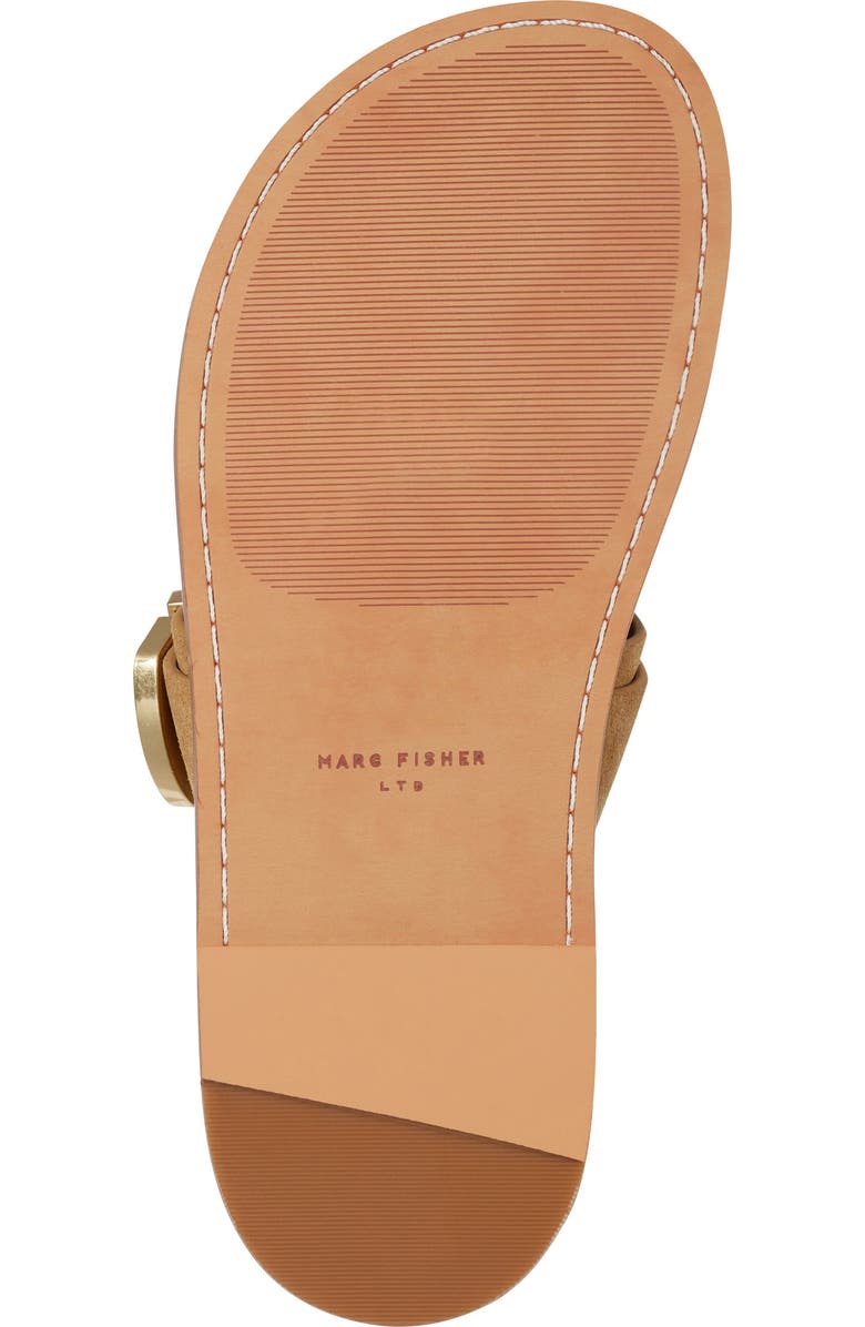 Marc Fisher LTD Hallyn Slide Sandal, Alternate, color, Medium Brown