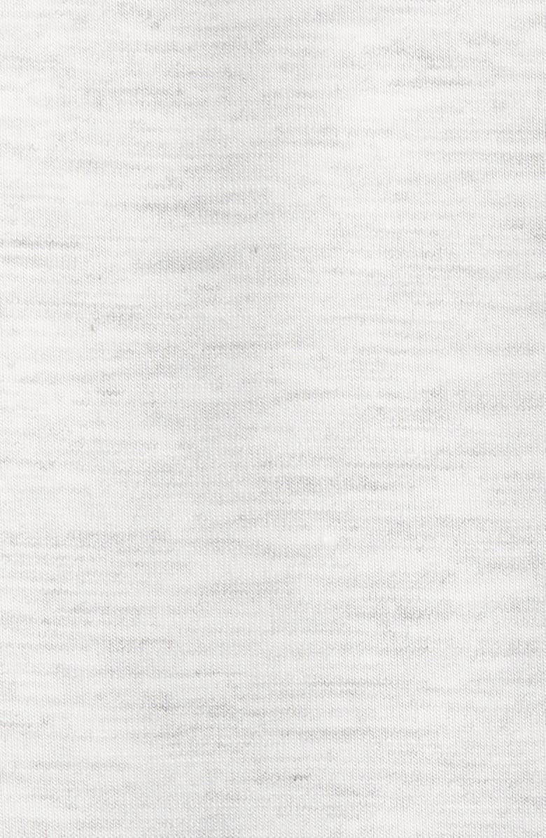 Natori Essentials Lace Trim Jersey Pajamas, Alternate, color, Light Heather Grey