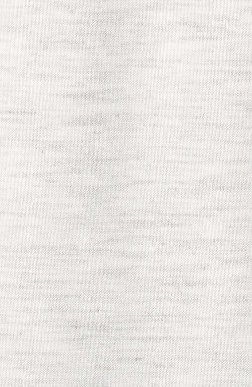 Natori Essentials Lace Trim Jersey Pajamas In Light Heather Grey