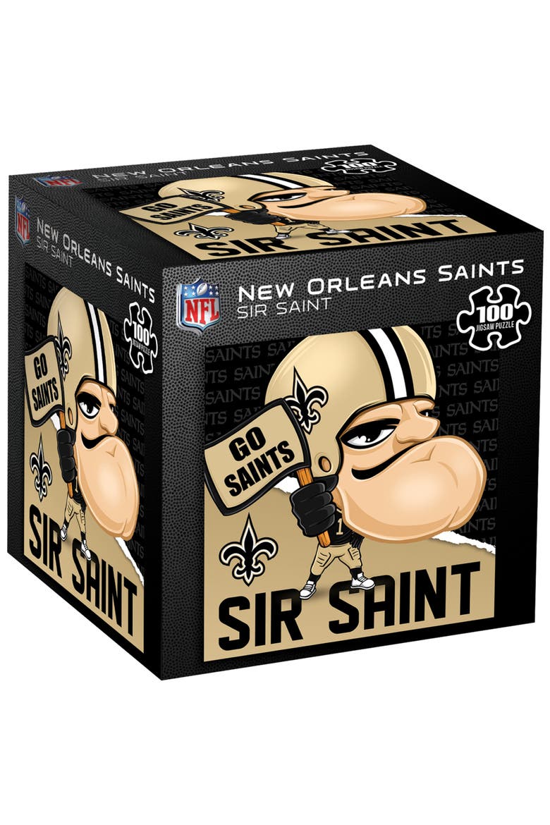 New Orleans Saints Mascot 100pc Puzzle, Main, color, Multicolor