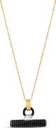 SHYMI Pav T Bar Pendant Necklace