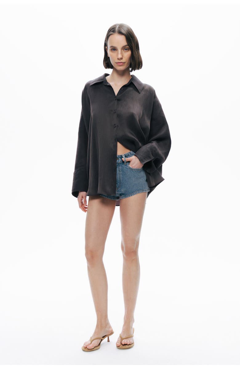 Nocturne Embroidered Flowy Shirt, Alternate, color, 