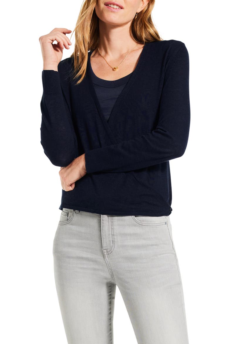 All Year 4-Way Convertible Cardigan, Alternate, color, DARK INDIGO