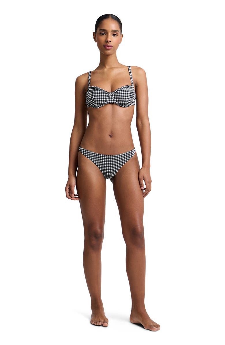 Onia Ashley Bikini Brief Bottom, Main, color, Black/White