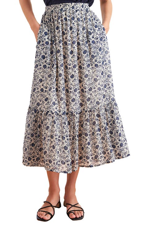 Wren Tiered Midi Skirt