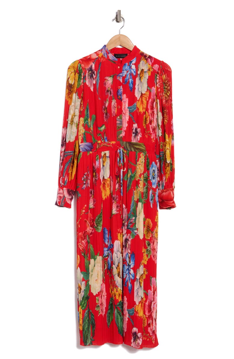 Elie Tahari The Almada Long Sleeve Dress, Main, color, 