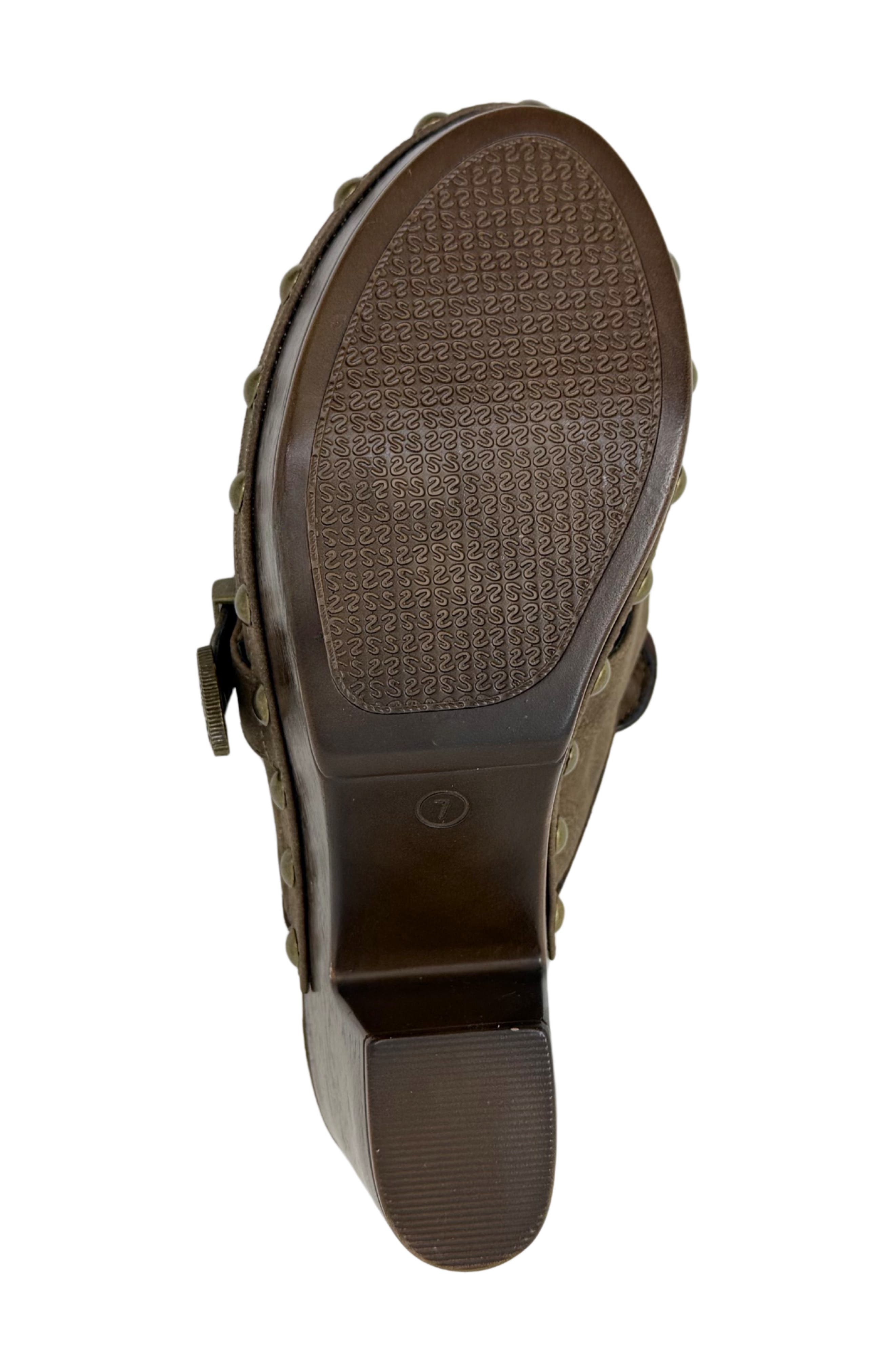 Keyla Clog, Alternate, color, CHOCOLATE