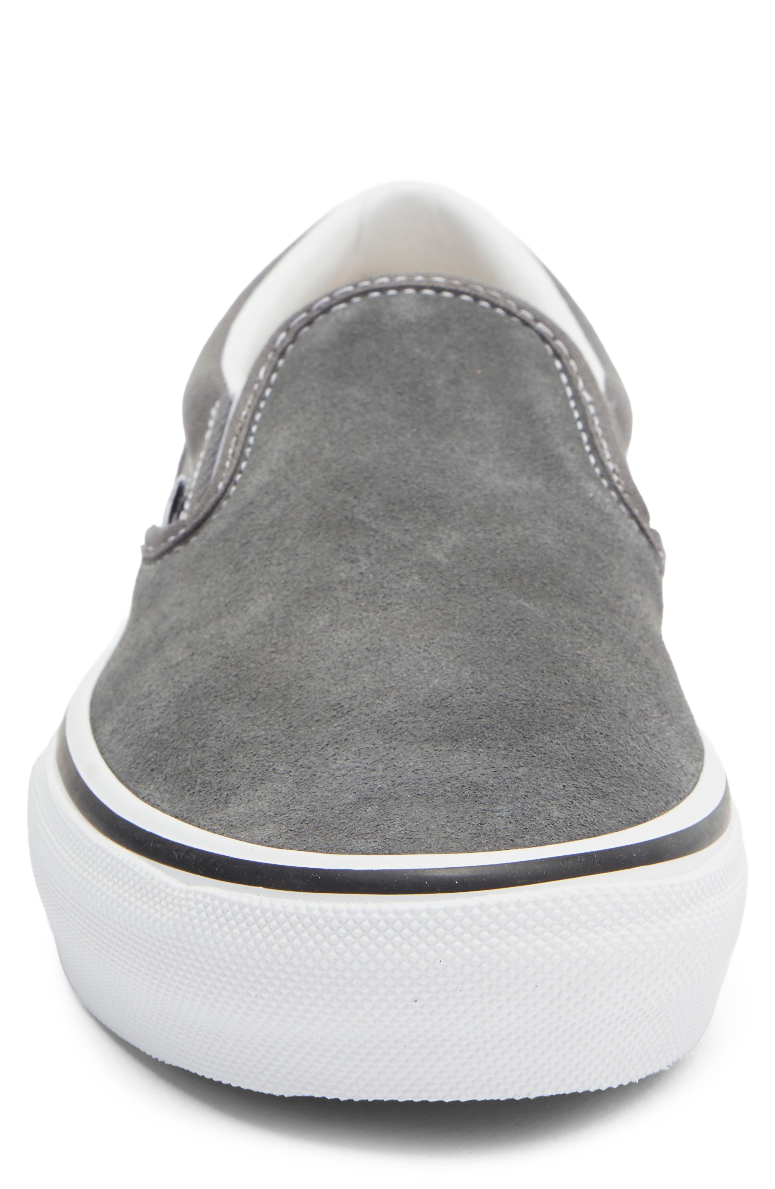 Skate Slip-On Sneaker, Alternate, color, PEWTER/WHITE