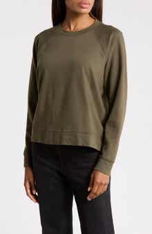 Cotton French Terry Relaxed Sweater